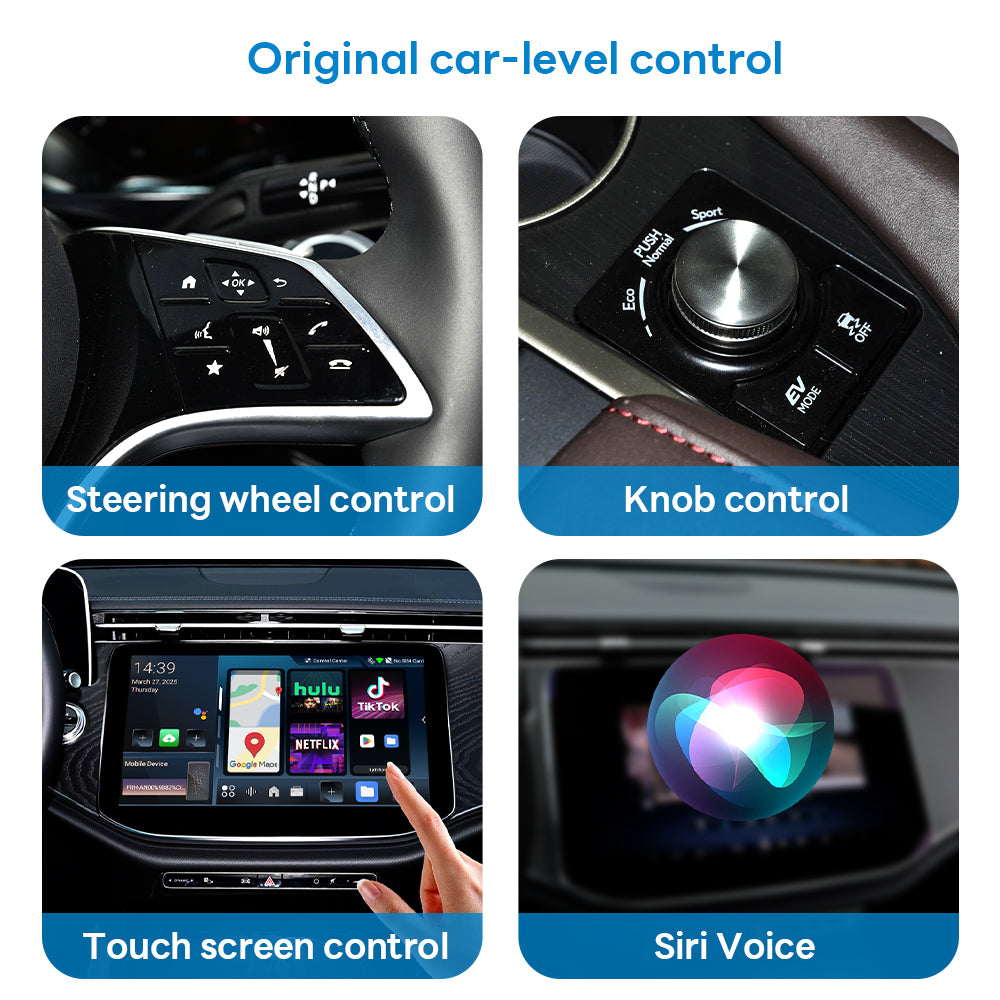 Exploter ApplePie Rocket Q Android 14 QCM4490 CarPlay Ai Box Global 5G LTE Support Wireless CarPlay Android Auto GPS HDMI