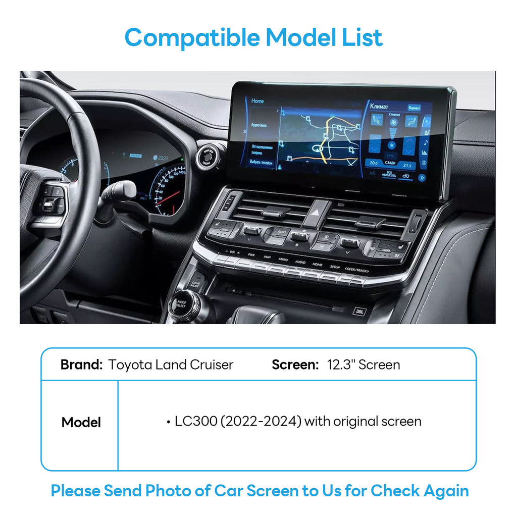 Android 13 Video Interface for LC300 Toyota Land Cruiser 300 2022-2024 QCM6125 8+128G 4G SIM HDMI output