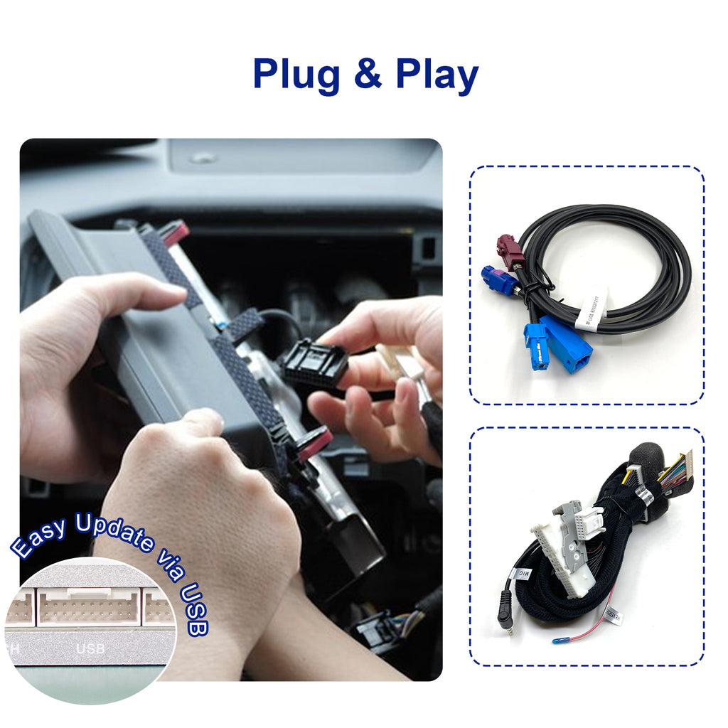 Android 13 Video Interface for LC200 Toyota Land Cruiser 200 2016-2021 QCM6125 8+128G 4G SIM HDMI output