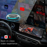 Exploter ApplePie Rocket Android 13 Car Ai Box 5G LTE (Not supported North America) Wireless CarPlay Android Auto Qualcomm QCM6490 2.7 GHz GPS HDMI 8GB RAM
