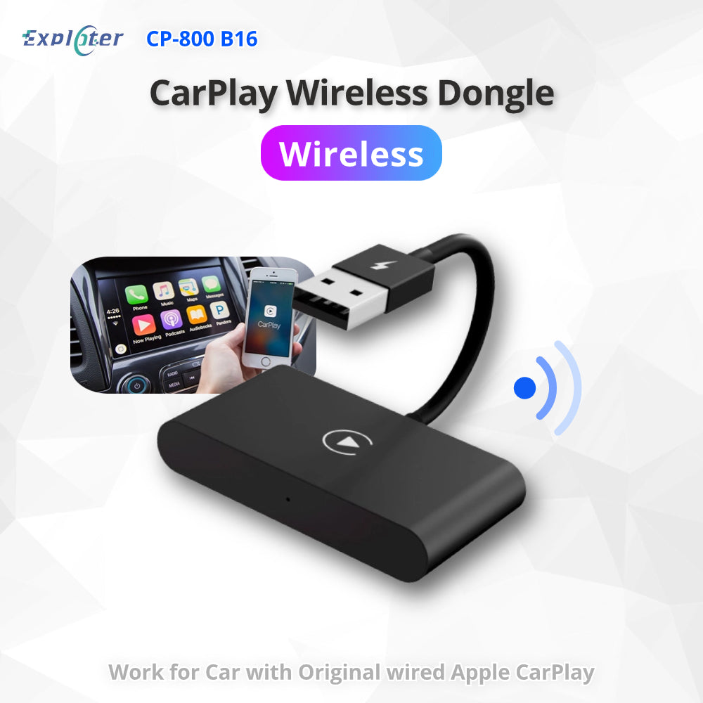 Wired to Wireless CarPlay Adapter Android Auto Dongle Car
