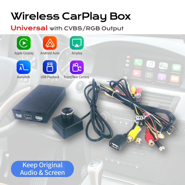 Bluetoothユニット Apple CarPlay Android Auto WJLX-2) JoyeAuto Wireless Apple CarPlay Android Auto