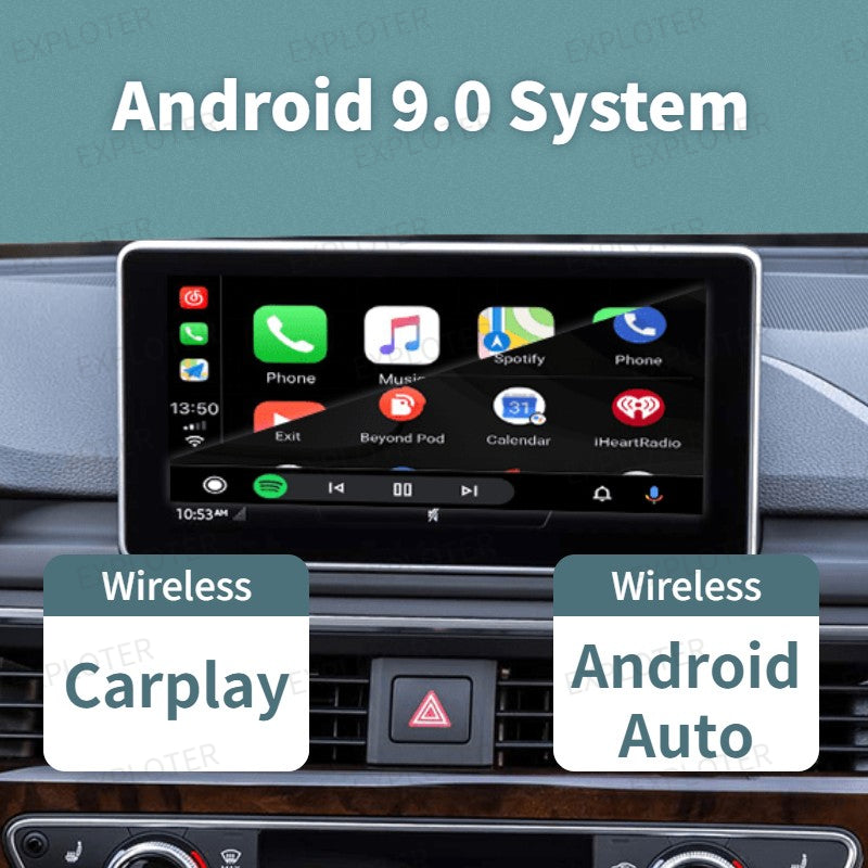 EXPLOTER AI-996 Mini 2.0 ApplePie - Car Wireless CarPlay AI Box Android 9 Smart Adapter USA Canada 4G LTE 8 Core Sim Card Youtube Netflix