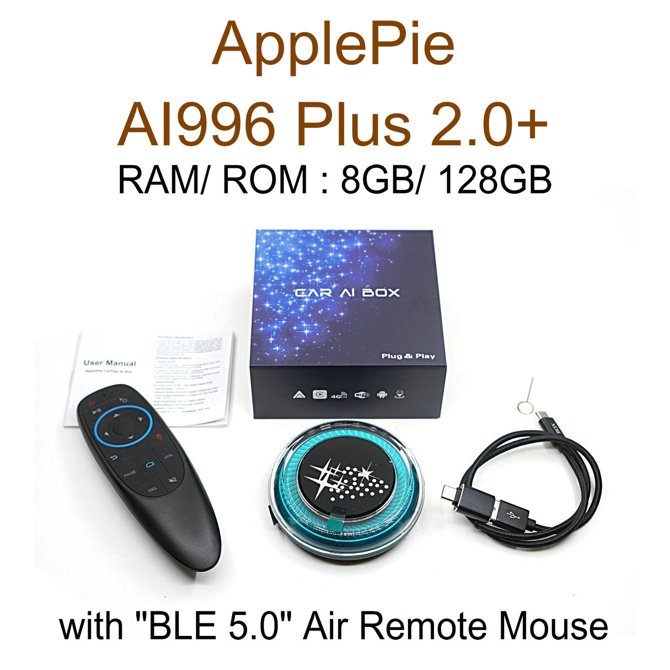 EXPLOTER AI-996 Plus 2.0 ApplePie - Android 13 Wireless CarPlay AI Box –  Exploter - ApplePie