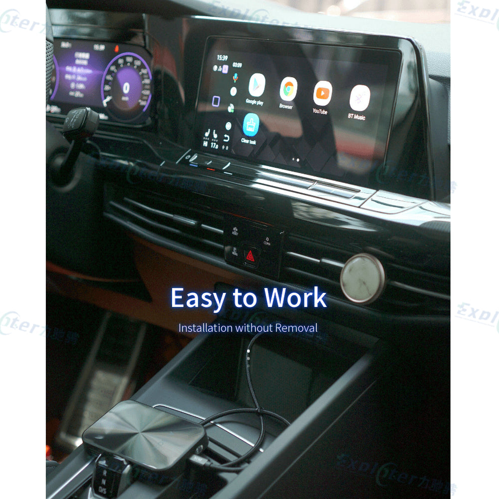 Wireless CarPlay Android 10 HDMI Car Ai Box USB 4G SIM Card Youtube Netflix