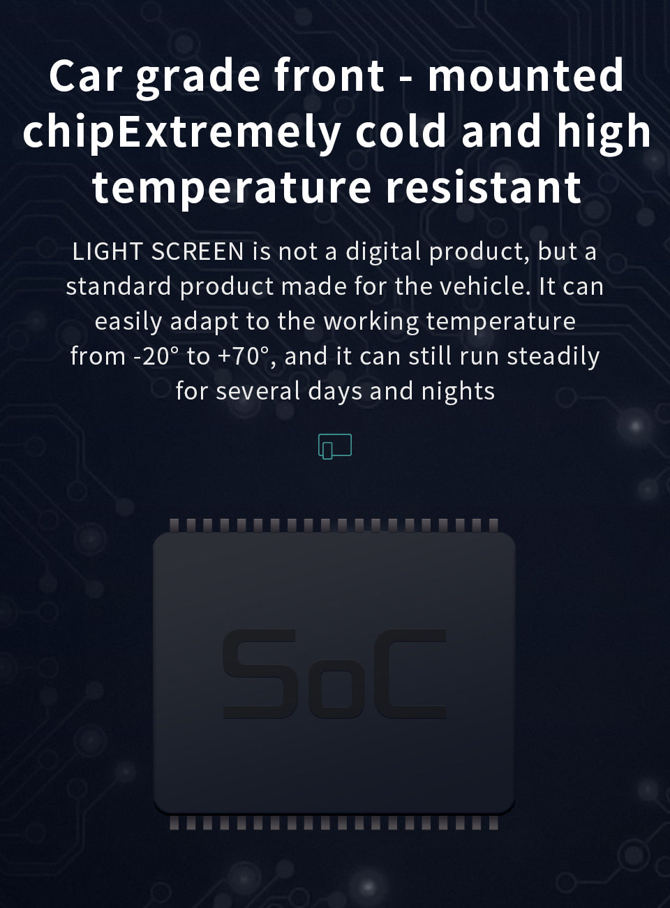 Portable Car Display Screen Wireless CarPlay Android Auto Video Projection Screen for Cars, Buses and Trucks General