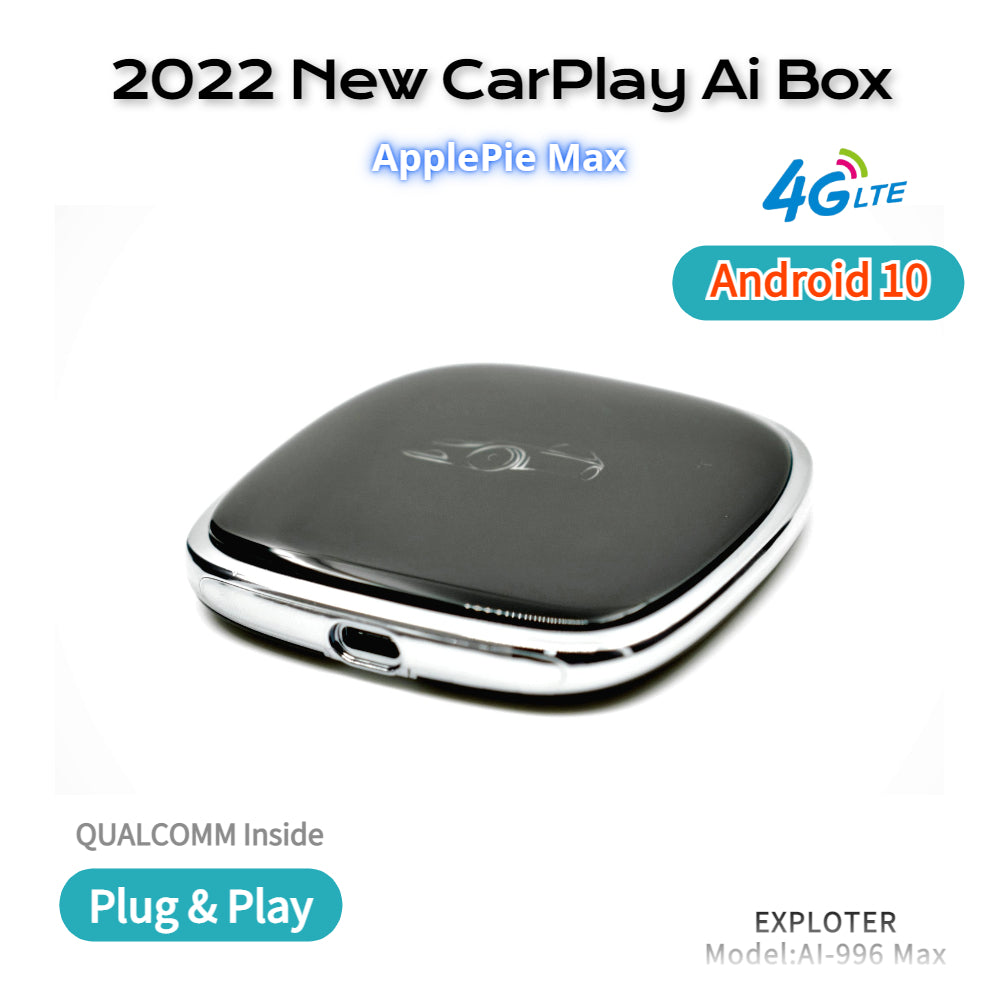 EXPLOTER AI-996 Max ApplePie - Carplay AI Box Android 10 Wireless CarP –  Exploter - ApplePie