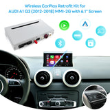 For AUDI MMI2G System A1 Q3 with 6.1" Screen Wireless CarPlay and Android Auto Upgrade Kit 2012 2013 2014 2015 2016 2017 2018
