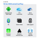 EXPLOTER Applepie AI-900 RK Wi-Fi version CarPlay to Wireless AI Box support YouTube Netflix with USB Port OTA Online Upgrade