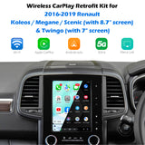 For Koleos / Megane / Scenic / Twingo with 7" or 8.7" Screen CarPlay and Andro 2016 2017 2018 2019