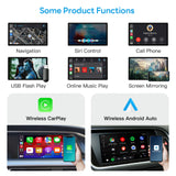 For AUDI MMI2G System A4 A5 Q5 with 6.5" Screen Wireless CarPlay and Android Auto Upgrade Kit 2008 2009 2010 2011 2012 2013 2014 2015 2016 2017 2018