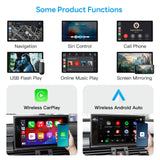 For AUDI MMI3G System A6 A7 with 7" Screen Wireless CarPlay and Android Auto Upgrade Kit 2016 2017 2018