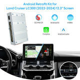 Android 13 Video Interface for LC300 Toyota Land Cruiser 300 2022-2024 QCM6125 8+128G 4G SIM HDMI output