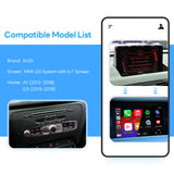 For AUDI MMI2G System A1 Q3 with 6.1" Screen Wireless CarPlay and Android Auto Upgrade Kit 2012 2013 2014 2015 2016 2017 2018