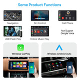 Wireless CarPlay and Android Auto Upgrade Kit For Jaguar Land Rover 10.25" Haman H.U Dual Monitor 2017 2018 2019 2020 2021 2022