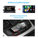 For AUDI MMI3G System A6 A7 with 7" Screen Wireless CarPlay and Android Auto Upgrade Kit 2016 2017 2018