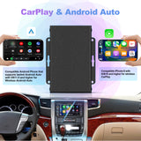 2024 Newest Wireless CarPlay Module Universal with Android Auto Phone Mirroring USB Video Playback Touch Screen Microphone Knob RGBs and CVBS Video Output for Monitor and Video Interface Box