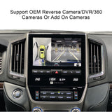 Android 13 Video Interface for LC200 Toyota Land Cruiser 200 2016-2021 QCM6125 8+128G 4G SIM HDMI output
