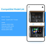For Porsche CDR 3.1 System Cayenne /Palamera/Macan/Boxster  with 7" Screen 2010 2011 2012 2013 2014 2015 2016  CarPlay and Android Auto Upgrade Kit