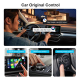 EXPLOTER AI996T ApplePie Touch CarPlay AI Box for Car with OEM Wired Apple Carplay System, 2.1" HD Touch Pad, Android 13 OS, 4GB / 8GB RAM, 64GB / 128GB ROM, Dual WiFi, Support 4G Sim Card and HDMI output