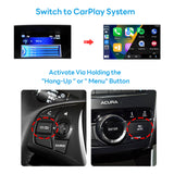 For Acura with 7“/ 8" Dual Screen ILX RDX TLX TLX-L RLX CarPlay and Android Auto Upgrade Kit  2013 2014 2015 2016 2017 2018 2019