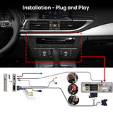 For AUDI MMI3G System A6 A7 with 7" Screen Wireless CarPlay and Android Auto Upgrade Kit 2016 2017 2018