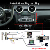 For AUDI MMI2G System A1 Q3 with 6.1" Screen Wireless CarPlay and Android Auto Upgrade Kit 2012 2013 2014 2015 2016 2017 2018