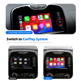 For 2015 Captur / Clio / Twingo / Dacia with original R-Link TomTom headunit with 7" screen CarPlay and Android Auto Upgrade Kit