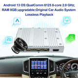 Android 13 Video Interface for LC200 Toyota Land Cruiser 200 2016-2021 QCM6125 8+128G 4G SIM HDMI output