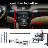 For Acura with 5‘ Single Screen ILX RDX ZDX TL MDX CarPlay and Android Auto Upgrade Kit  2009 2010 2011 2012 2013