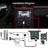 For Porsche PCM3.0 System Cayenne /Boxster/Cayman/911 with 6.5" Screen 2006 2007 2008 2009 2010 2011 2012  CarPlay and Android Auto Upgrade Kit