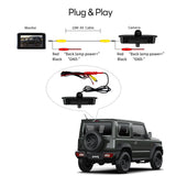 Suzuki Jimny Rear View Camera with Brake Stop Lamp, 155° Large wide Angle Camera Waterproof Rear View Backup Parking HD Camera