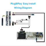 For AUDI MIB3 System Dual Screen Wireless CarPlay and Android Auto Upgrade Kit 2019 2020 2021 2022 2023 2024 2025