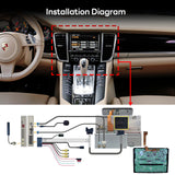 For Porsche CDR 3.1 System Cayenne /Palamera/Macan/Boxster  with 7" Screen 2010 2011 2012 2013 2014 2015 2016  CarPlay and Android Auto Upgrade Kit