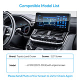Android 13 Video Interface for LC300 Toyota Land Cruiser 300 2022-2024 QCM6125 8+128G 4G SIM HDMI output