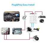Android 13 Video Interface for LC200 Toyota Land Cruiser 200 2012-2015 QCM6125 8+128G 4G SIM HDMI output