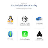 Wireless CarPlay Adapter Dongle USB for Cars with Original Wired CarPlay Convert to Wireless CarPlay Android Auto Online Upgrade