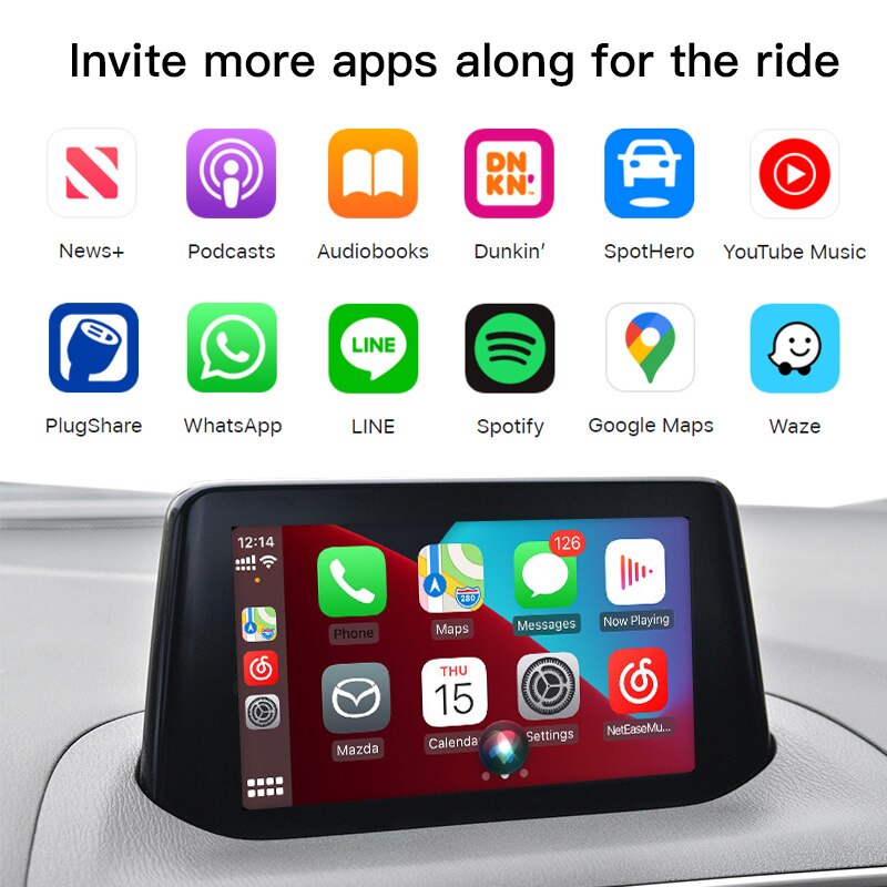 Carputech CarPlay Android Auto Retrofit Kit For Mazda 2 3 6 Mazda CX5 Carputech CarPlay Android Auto Retrofit Kit For Mazda 2 3 6 Mazda CX5