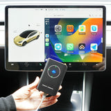 Wireless CarPlay Dongle for Tesla USB Connect Android Auto DSP Setting Online Upgrade