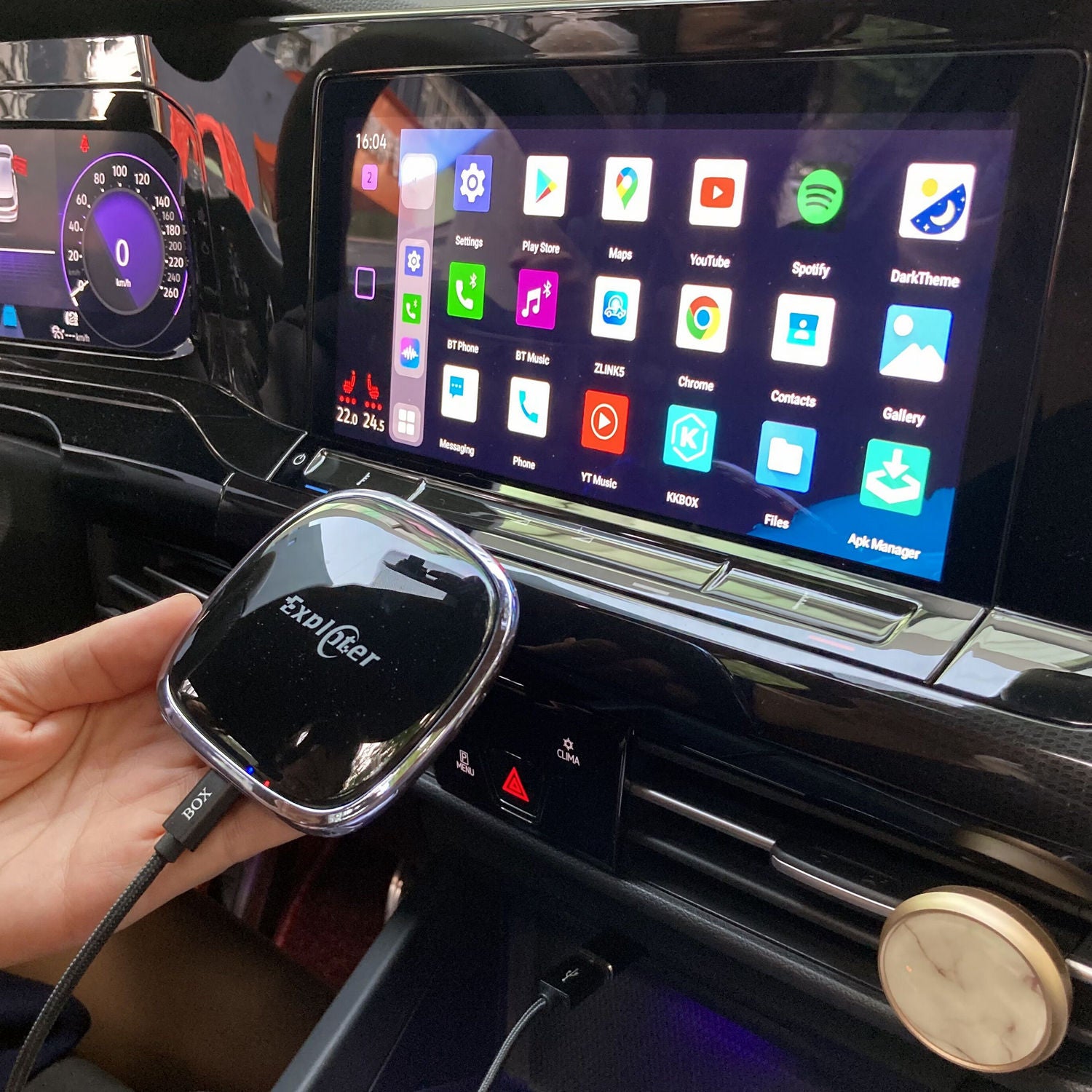 EXPLOTER AI-996 Ultra ApplePie - CarPlay AI Box Android 13 RAM 8GB CPU ...